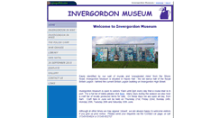 Desktop Screenshot of invergordonmuseum.co.uk